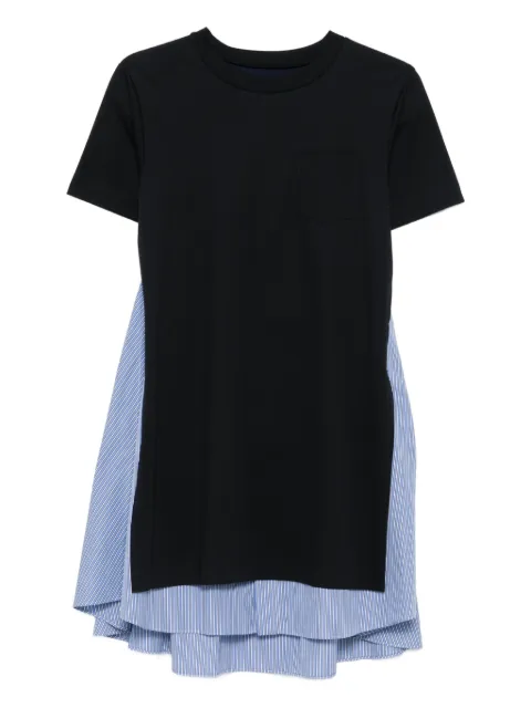 sacai فستان بطبقات