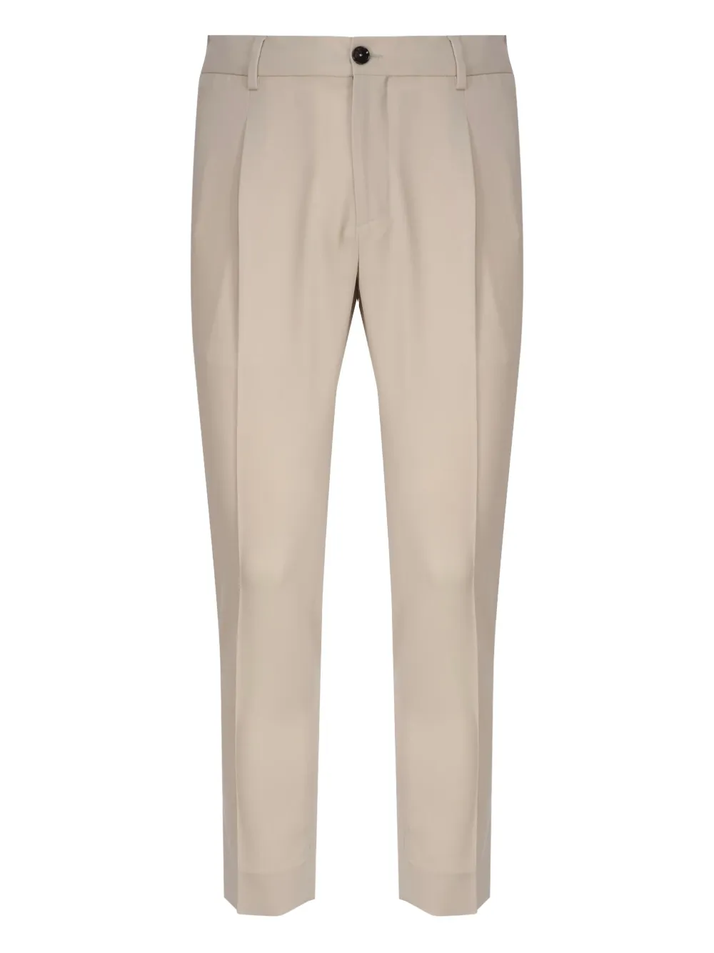 BE ABLE Broek met geplooide voorzijde Beige