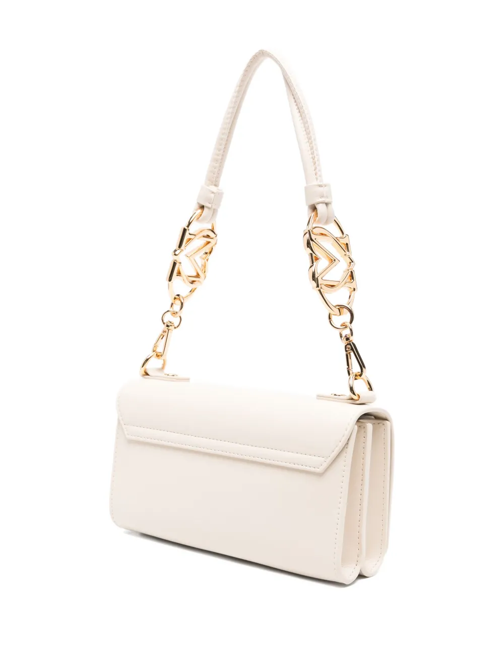 Love Moschino Schoudertas met logo Beige