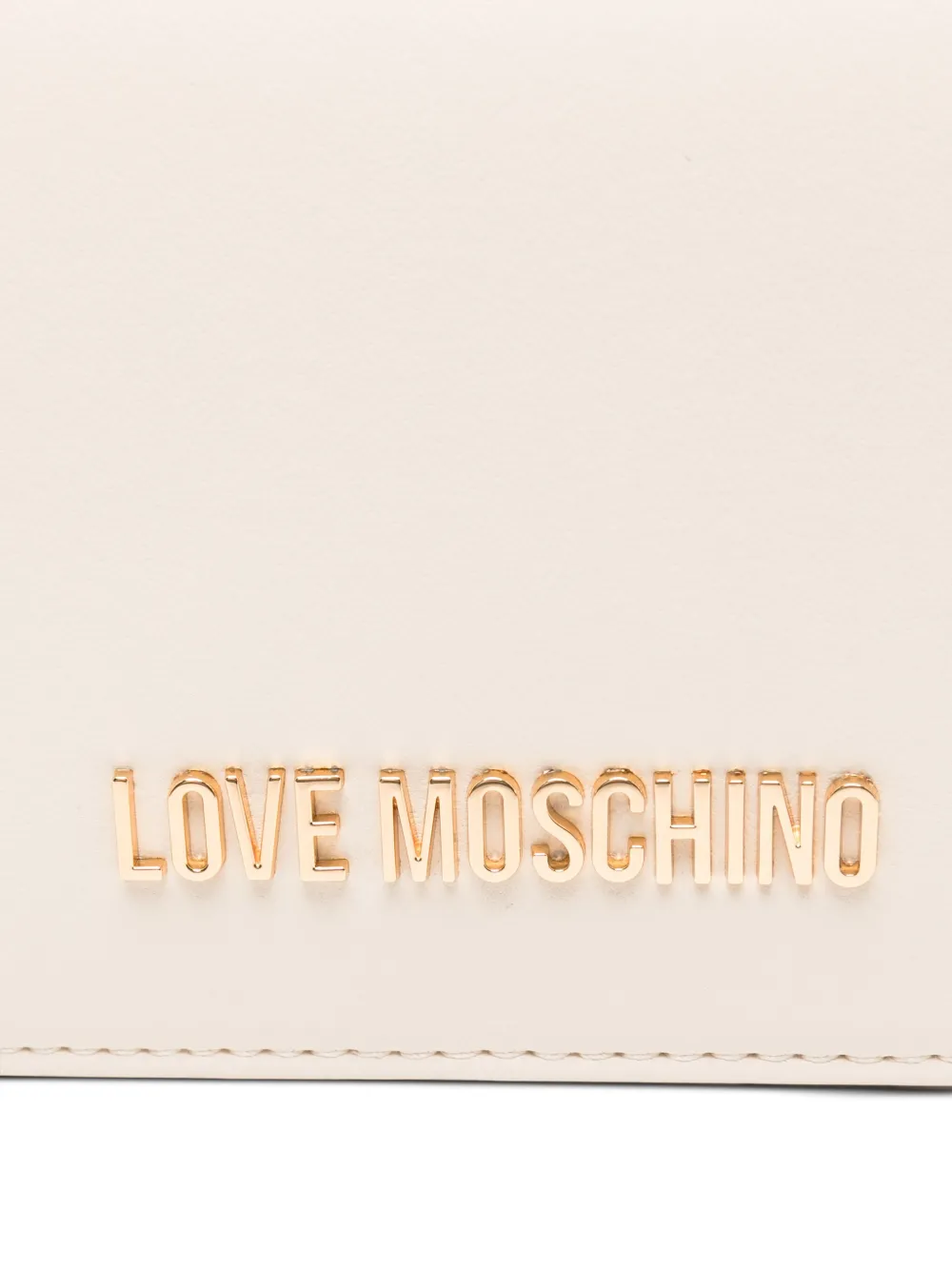 Love Moschino Schoudertas met logo Beige