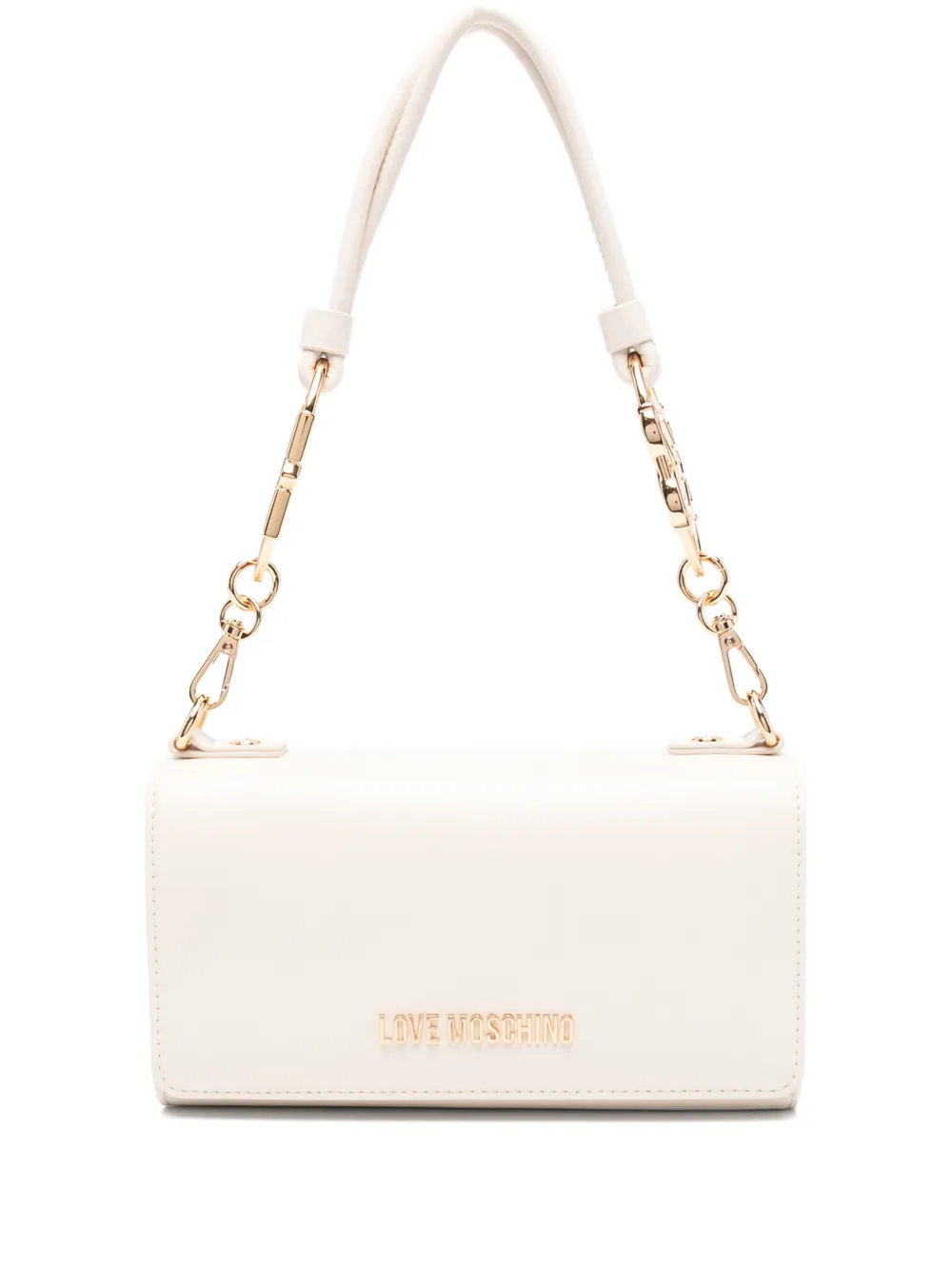 Love Moschino Schoudertas met logo Beige