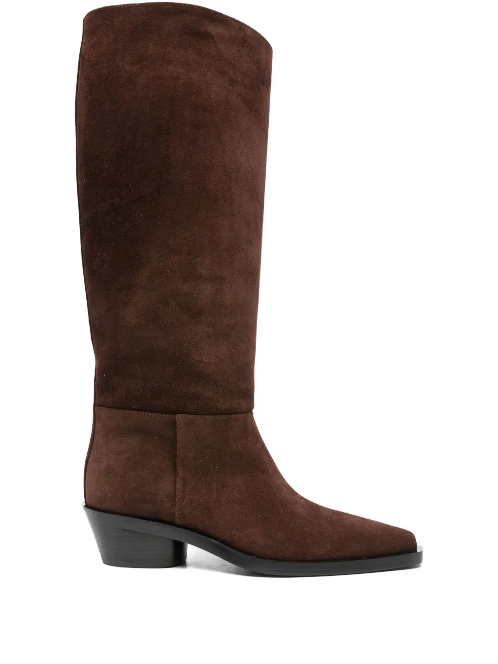 40mm suede knee-high boots