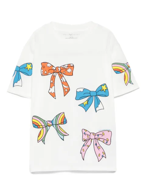 Stella McCartney Kids T-Shirt mit Schleifen-Print