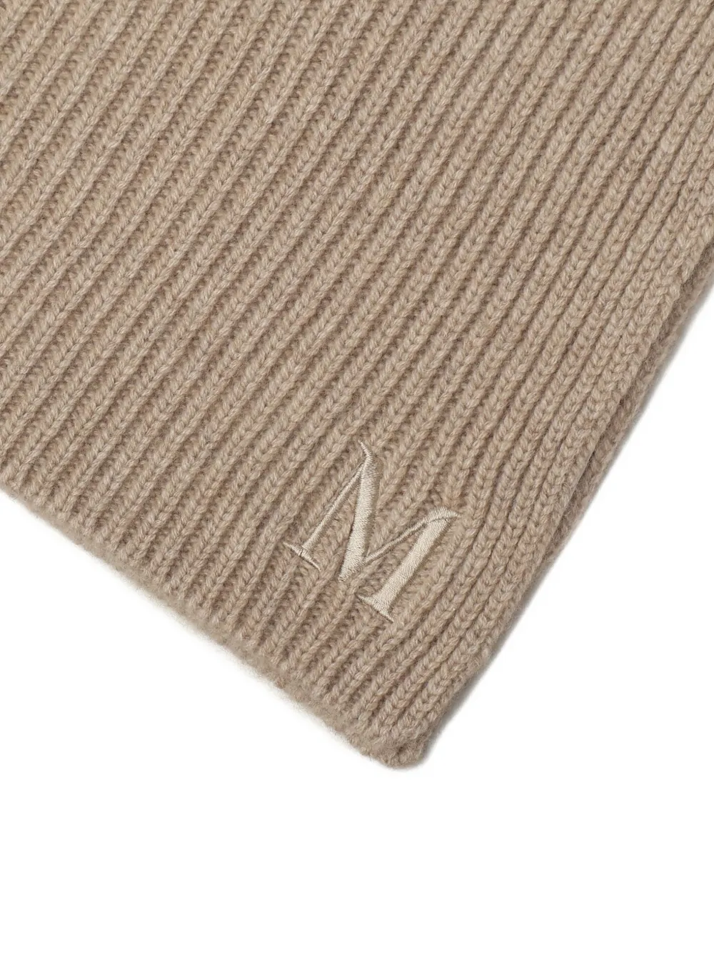 Max Mara Poncho met bivakmuts kraag Beige