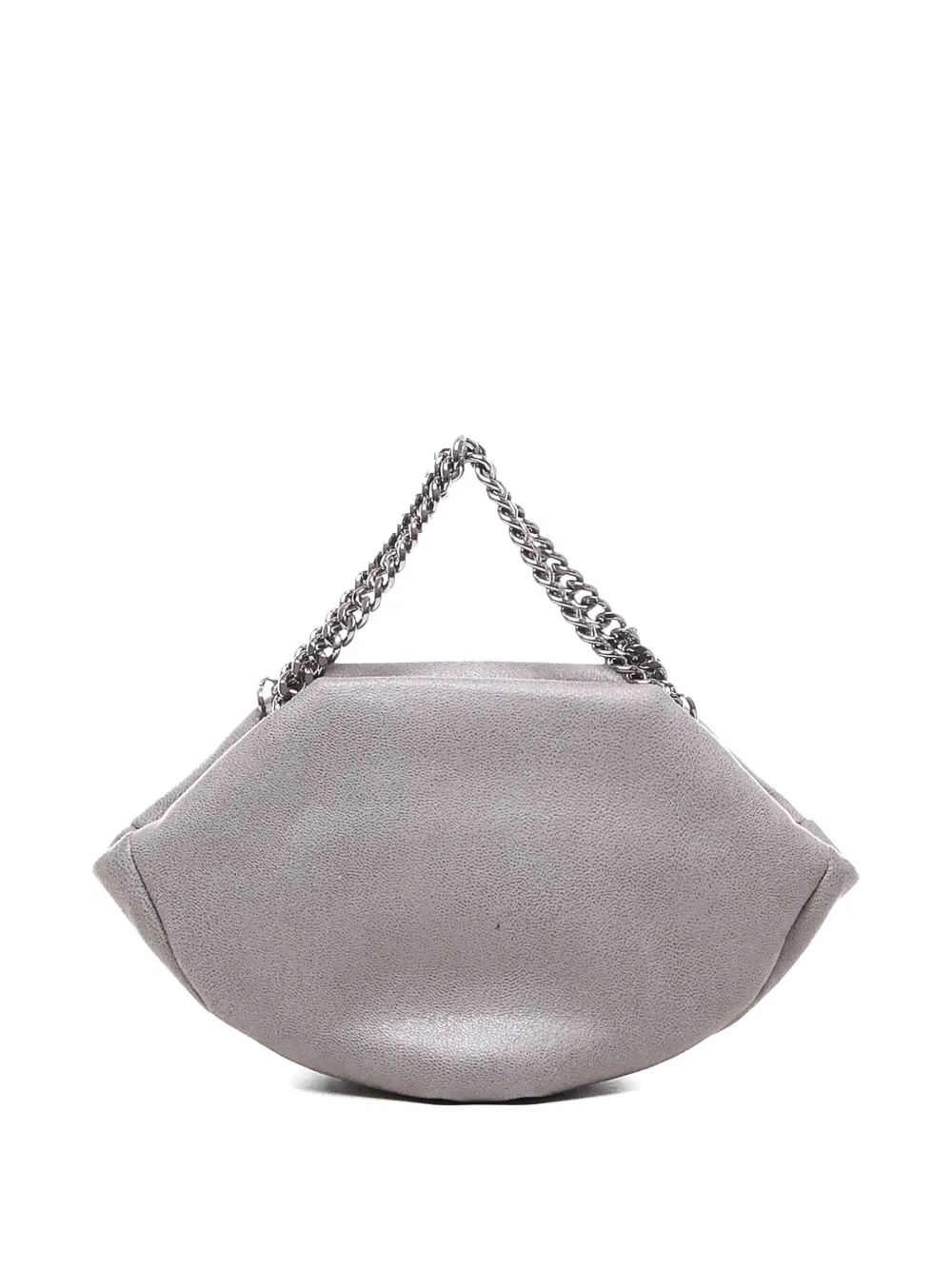 Stella McCartney Falabella double-chain handle shaggy deer bag Grijs