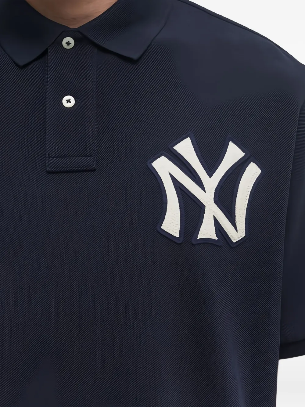 Polo Ralph Lauren x MLB Yankees logo polo shirt Blauw
