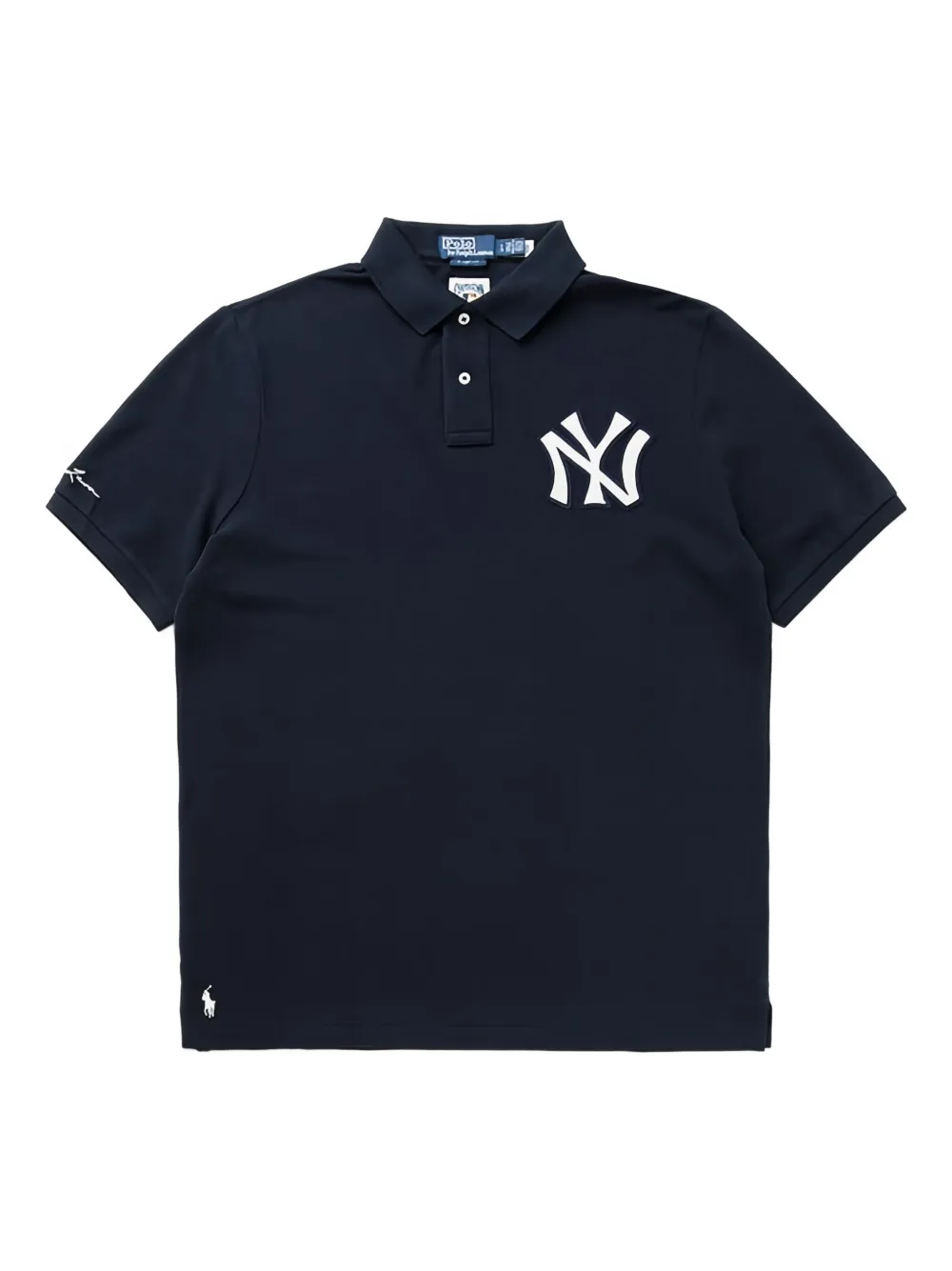 Polo Ralph Lauren x MLB Yankees logo polo shirt Blauw