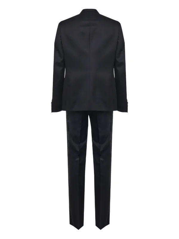 スーツZegna黒(光沢)普通寸 Zegna シングルスーツ | ブラック | FARFETCH JP
