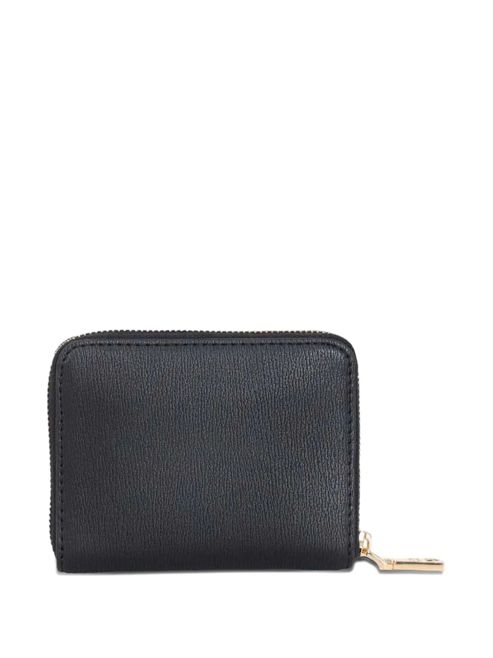 Love Moschino logo-plaque wallet - Zwart