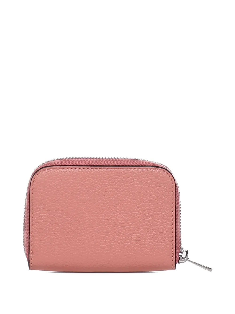 Ferragamo Gancini zip-around purse Roze