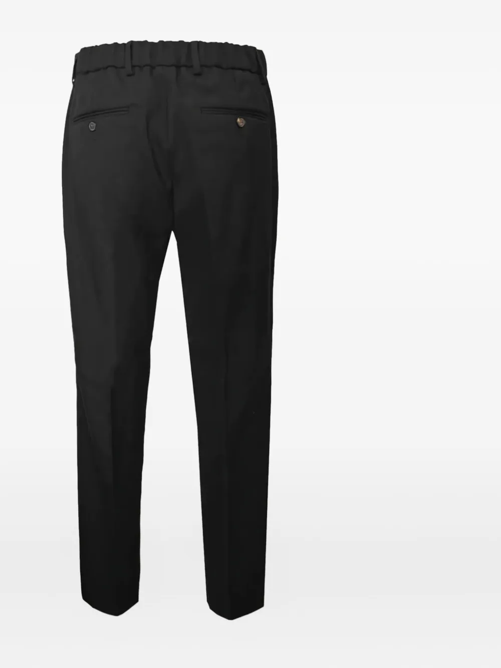 BE ABLE Broek met geplooide voorkant - Zwart