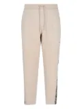 Calvin Klein Jeans logo-tape elastic-waist trousers - Neutrals