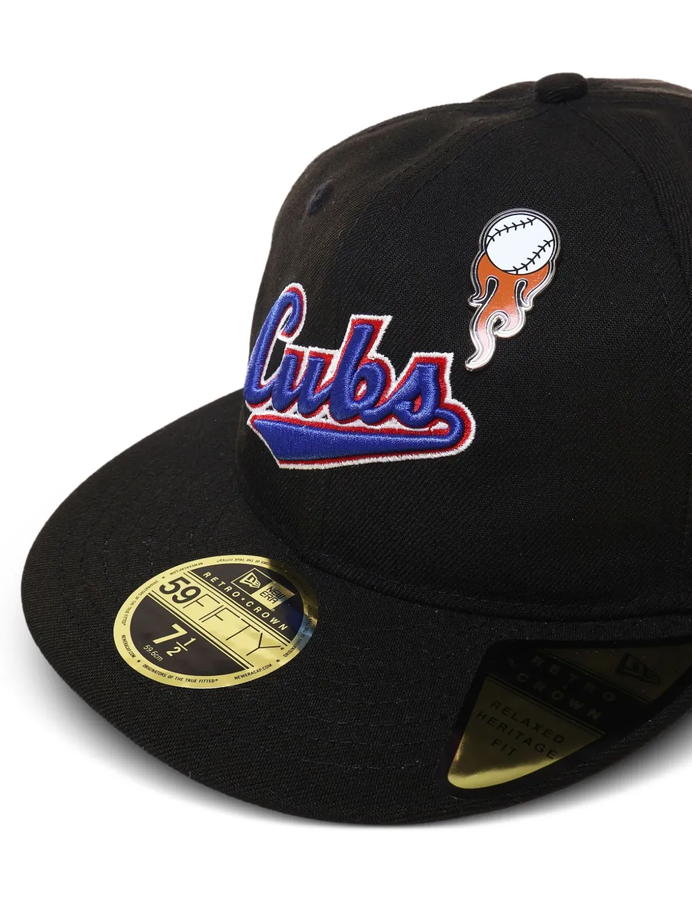 NEW ERA CAP Chicago-Cubs honkbalpet met logo Zwart
