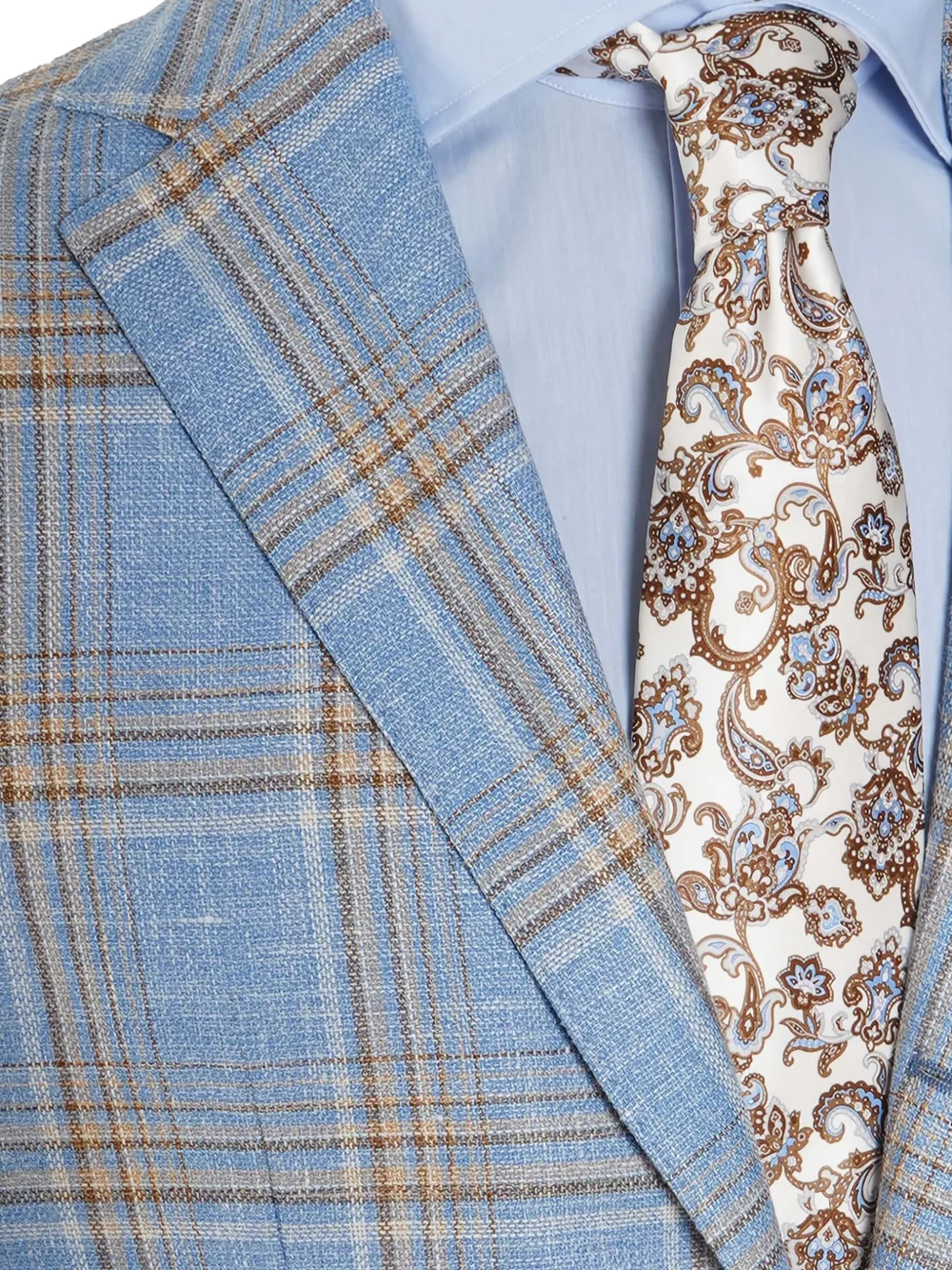 Sartorio Napoli Glen Plaid Sport Jacket In Blue