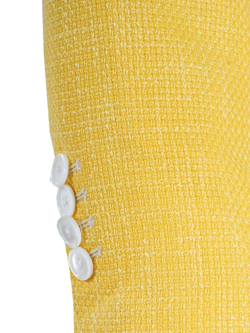SARTORIO NAPOLI woven blazer Geel