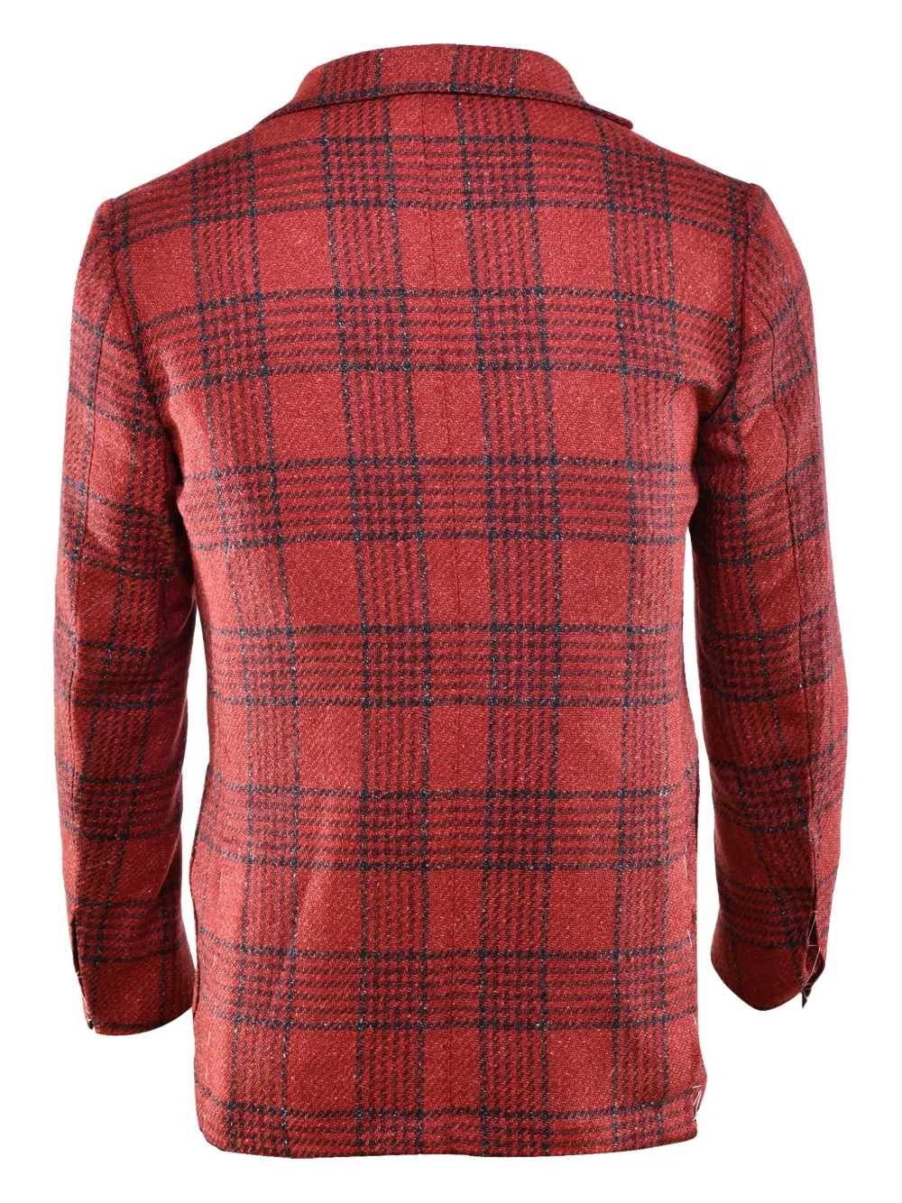 SARTORIO NAPOLI check-print blazer | Red | Image 1