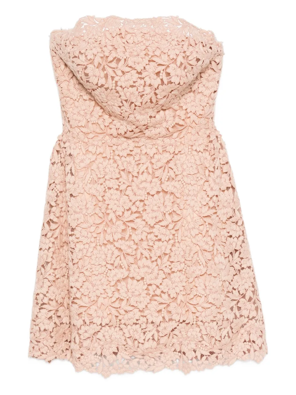 Ermanno Scervino Jurk met bloemenkant Roze