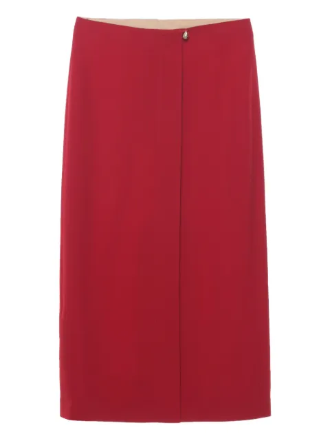 Carven Saia midi com fenda frontal