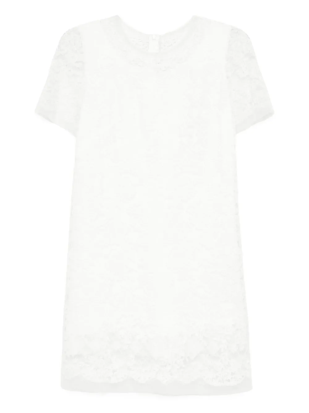Ermanno Scervino Jurk met korte mouwen Wit