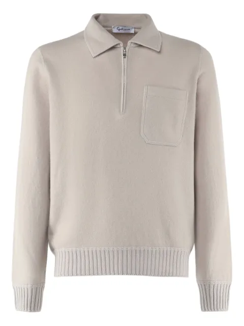 John Galliano half-zip polo shirt