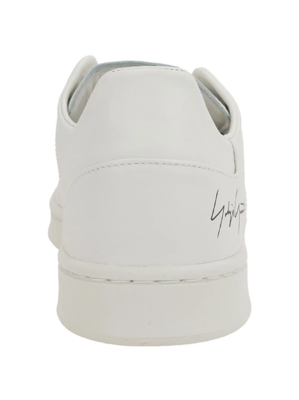 Y-3 Stan Smith perforated leather trainers White