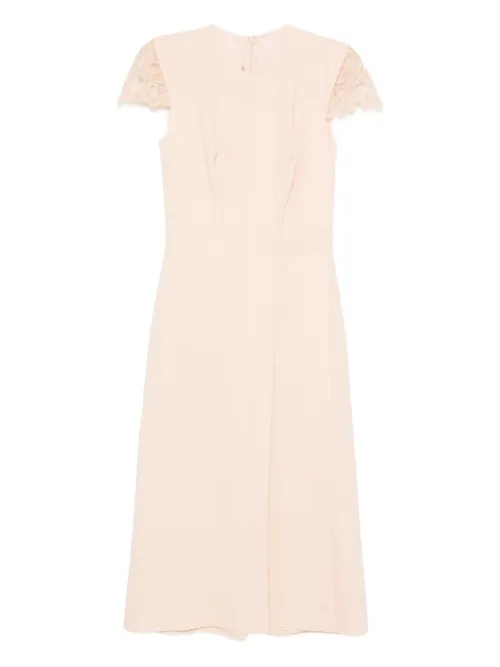 Robe évasée à bords contrastants - Ermanno Scervino - Modalova