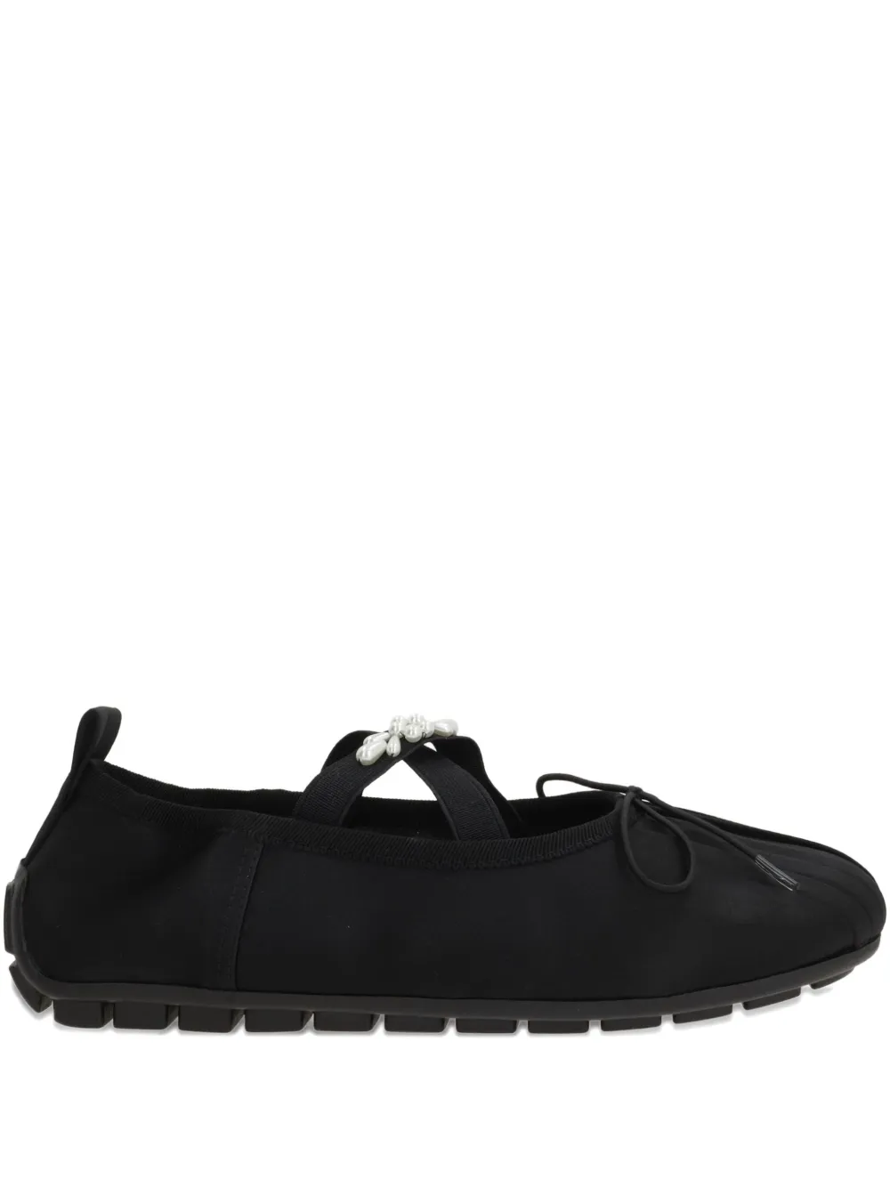 Simone Rocha Fuax Pearl-embellished Ballet Flats