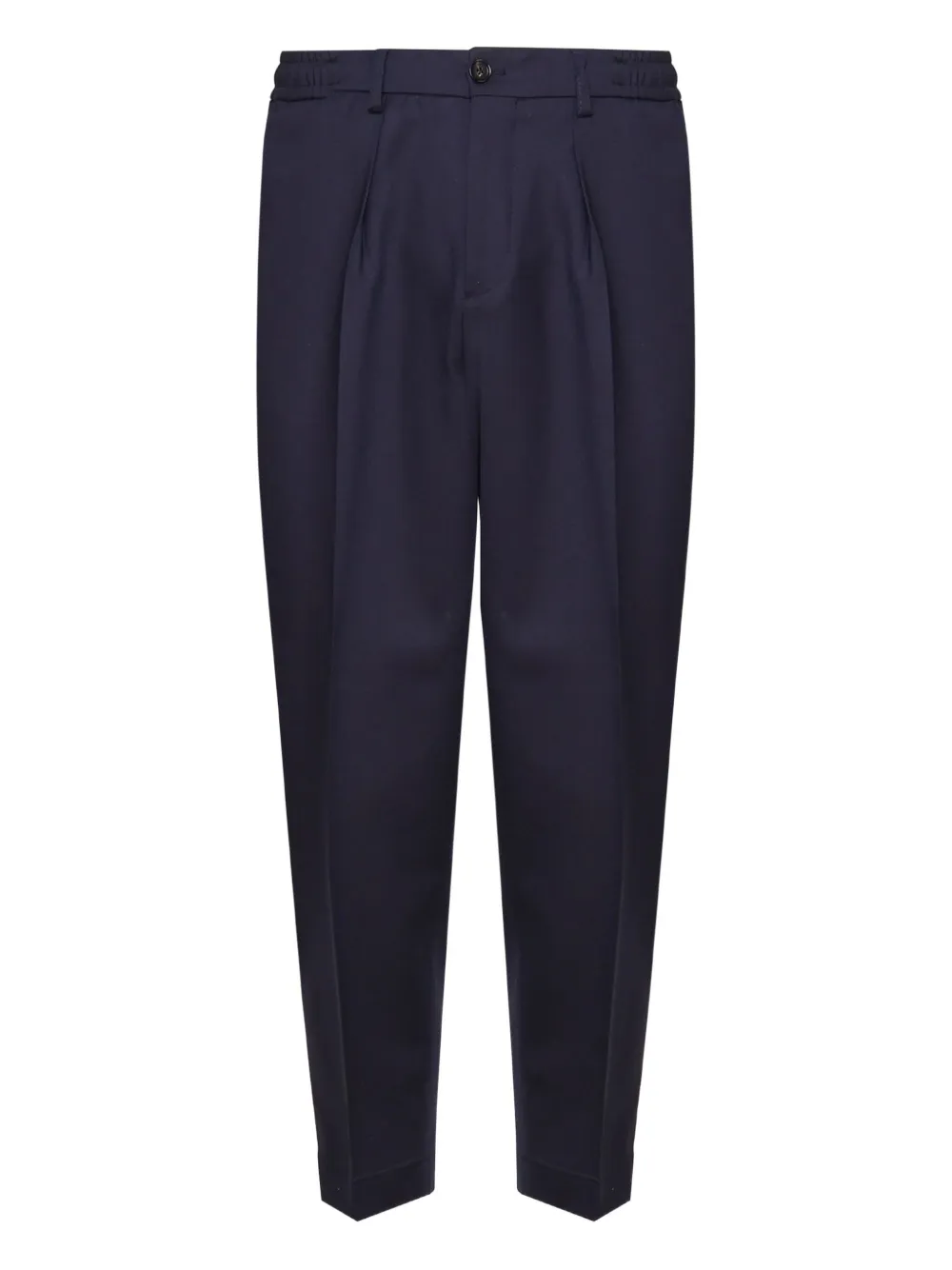 pleated drawstring trousers
