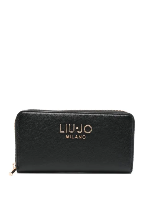 LIU JO logo zip-around wallet