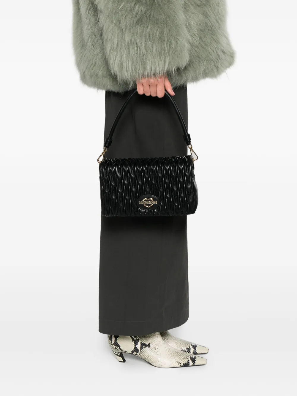 Love Moschino Gewatteerde schoudertas Zwart