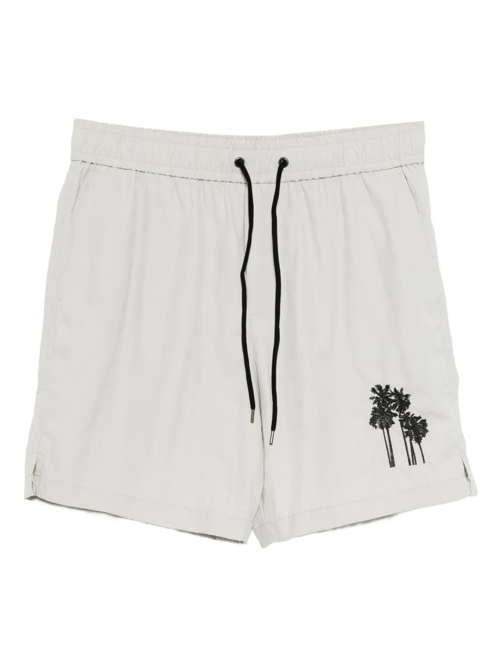 James Perse palm-embroidered deck shorts | Grey | Image 1