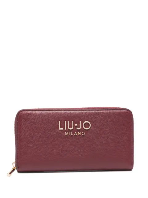 LIU JO logo zip-around wallet