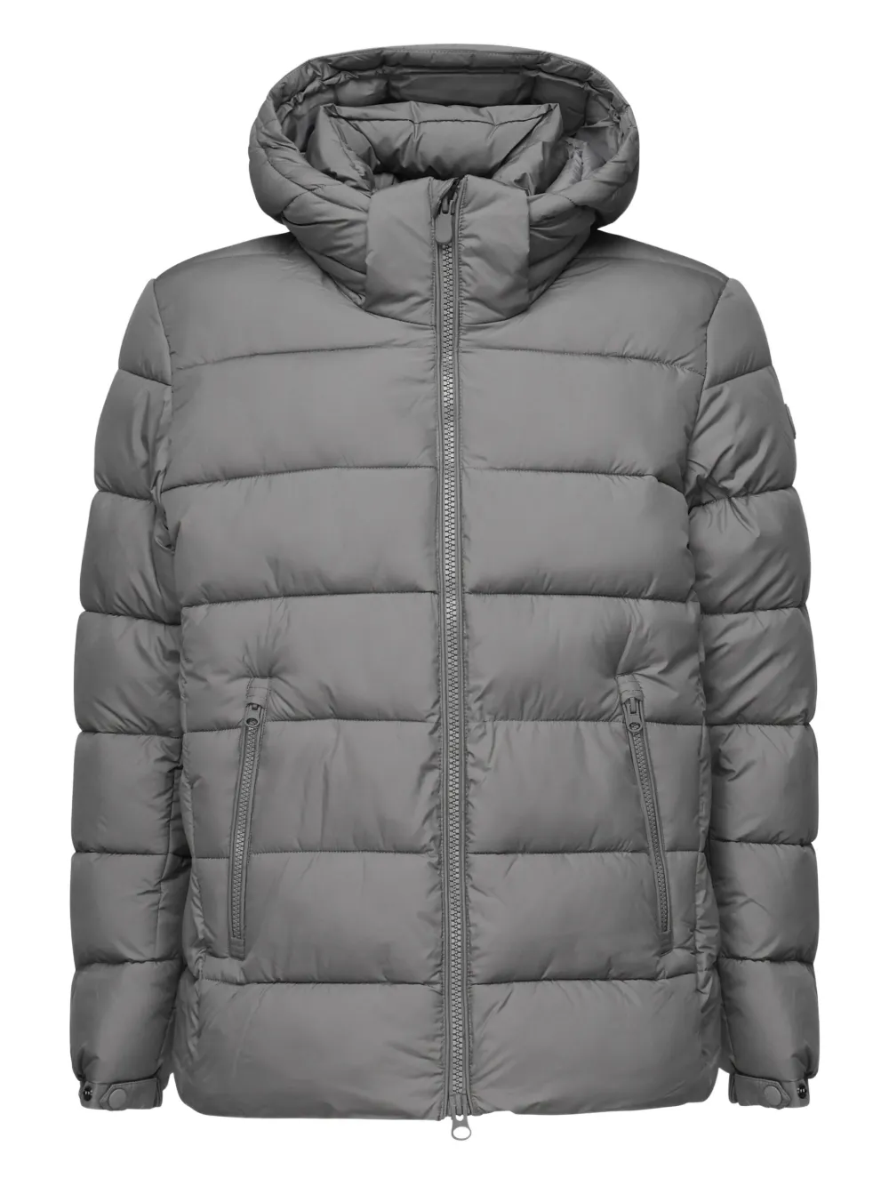 Save The Duck hooded quilted jacket | Grey | Image 1
