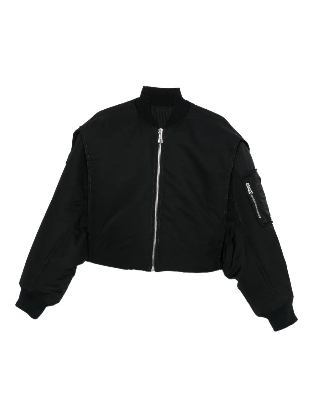 Jean Paul Gaultier Zip-fastening Cropped Bomber Jacket