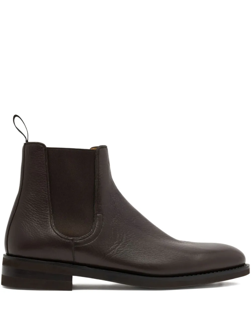 Bally elasticated panel Chelsea boots Brown