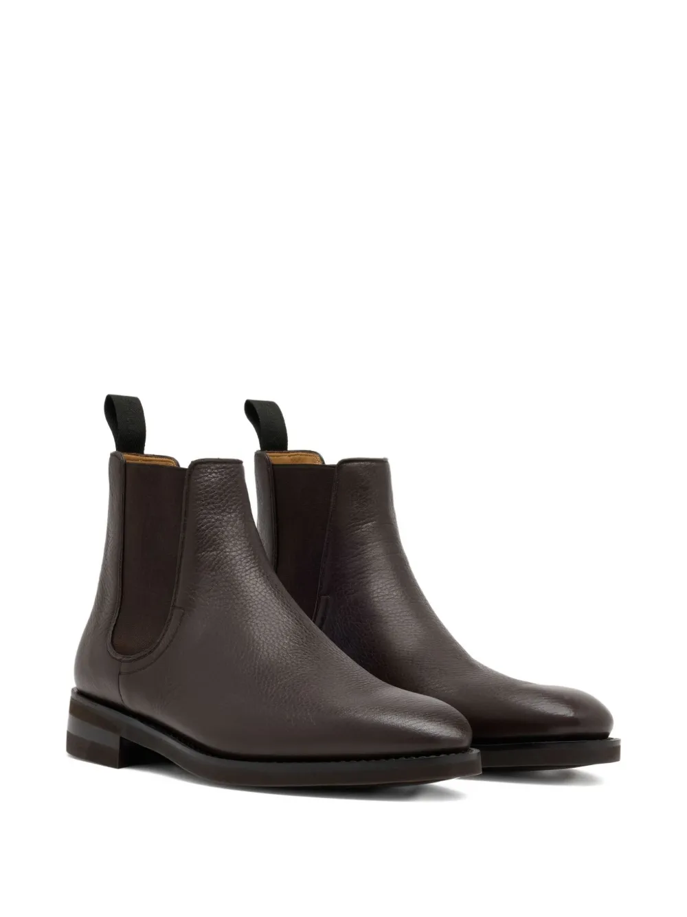Bally elasticated panel Chelsea boots Brown
