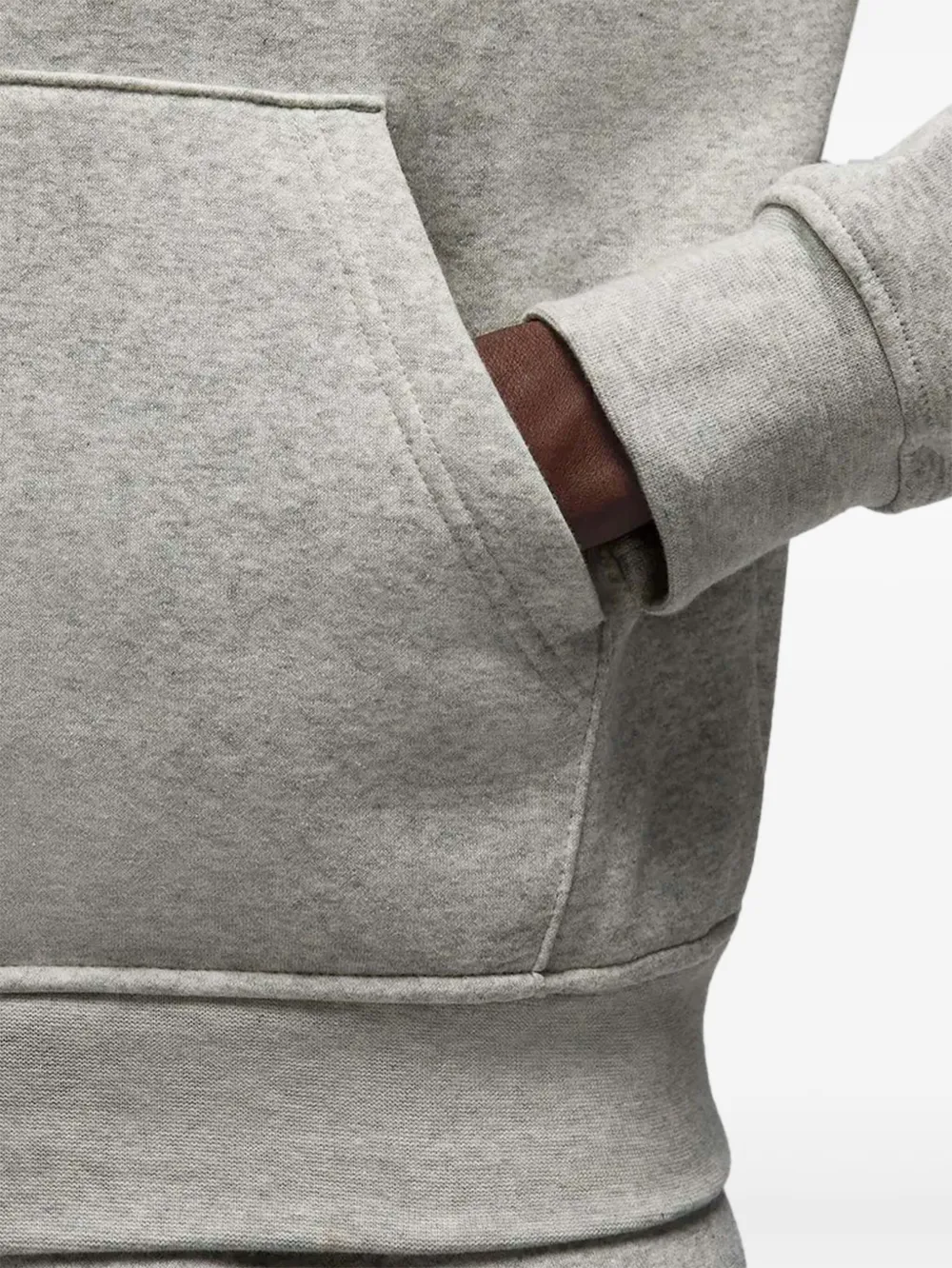 Nike Hoodie met geborduurd logo Grijs