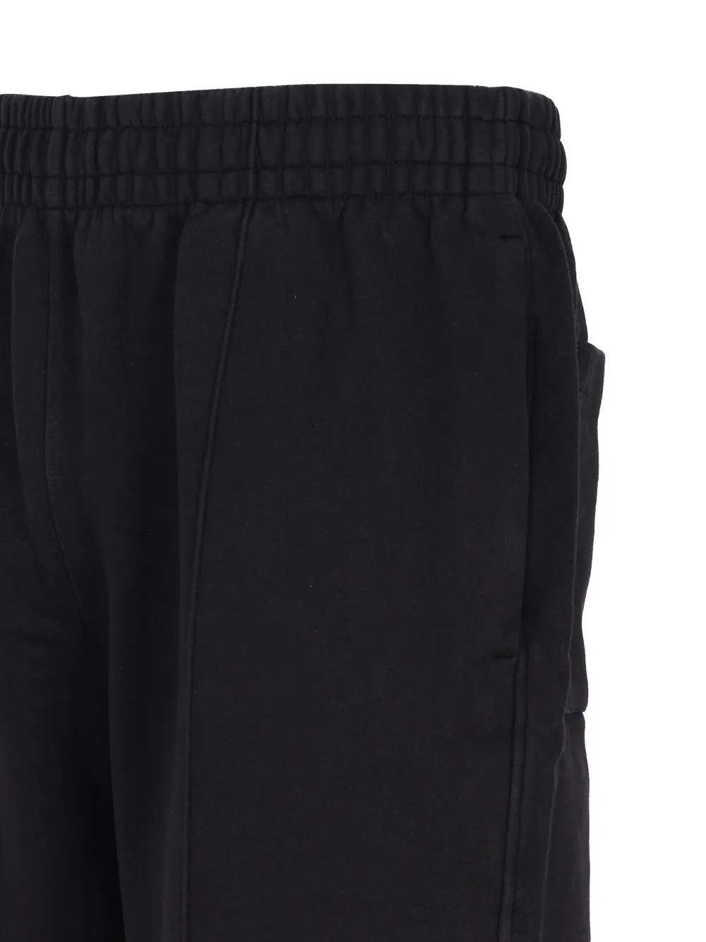 Represent Katoenen trainingsbroek met elastische tailleband Zwart