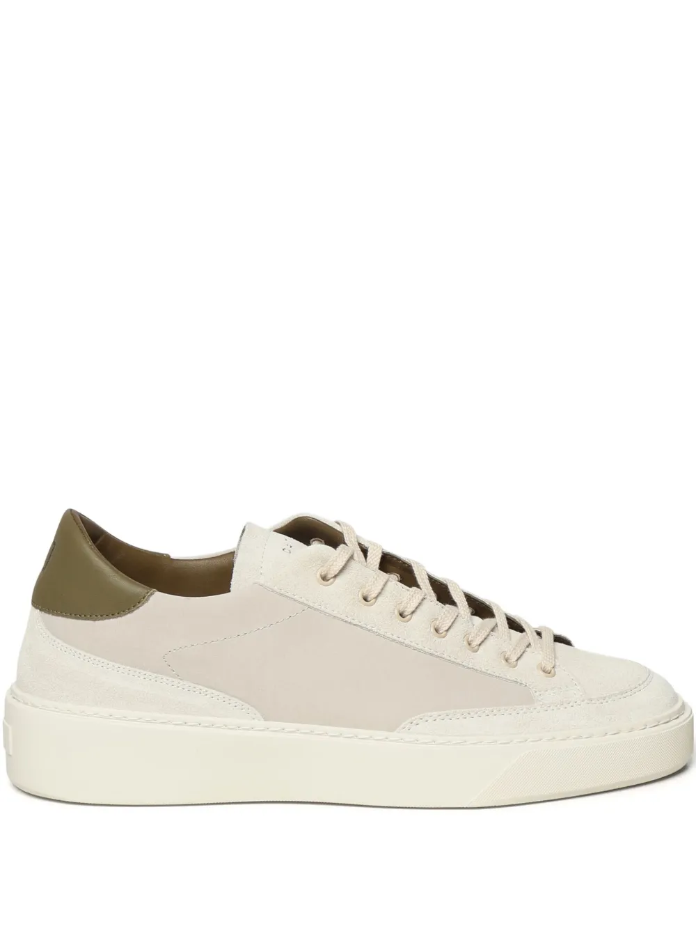 D.A.T.E. suede leather panel sneakers Beige