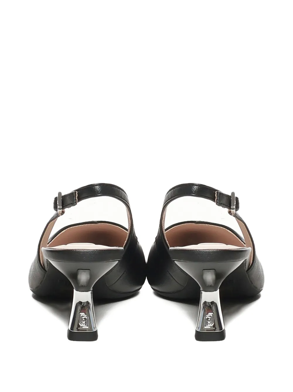 LIU JO 60mm slingback pointed-toe pumps Black
