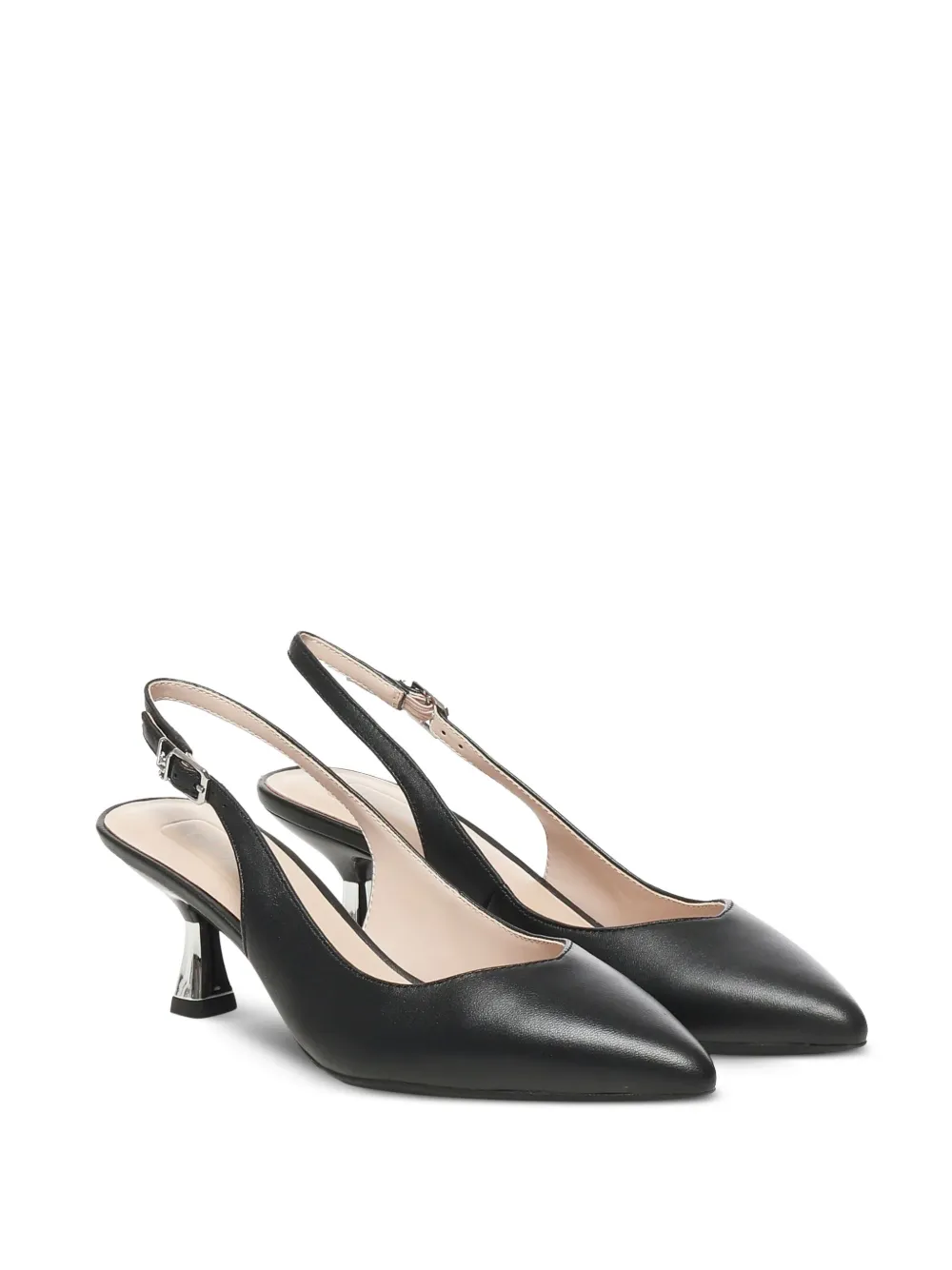 LIU JO 60mm slingback pointed-toe pumps Black