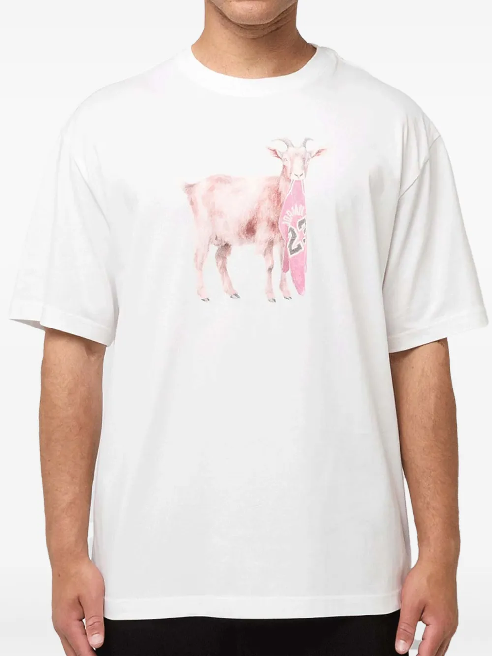 Nike T-shirt met print - Wit