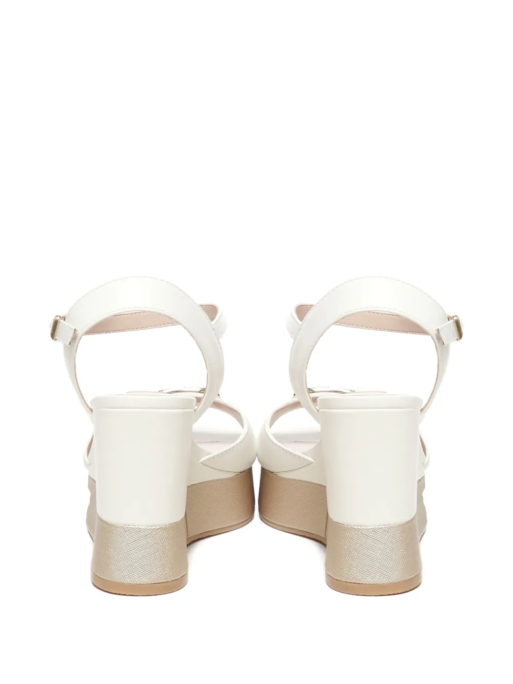 LIU JO 100mm embellished sandals White