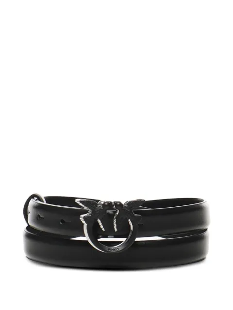 PINKO metal-buckle leather belt