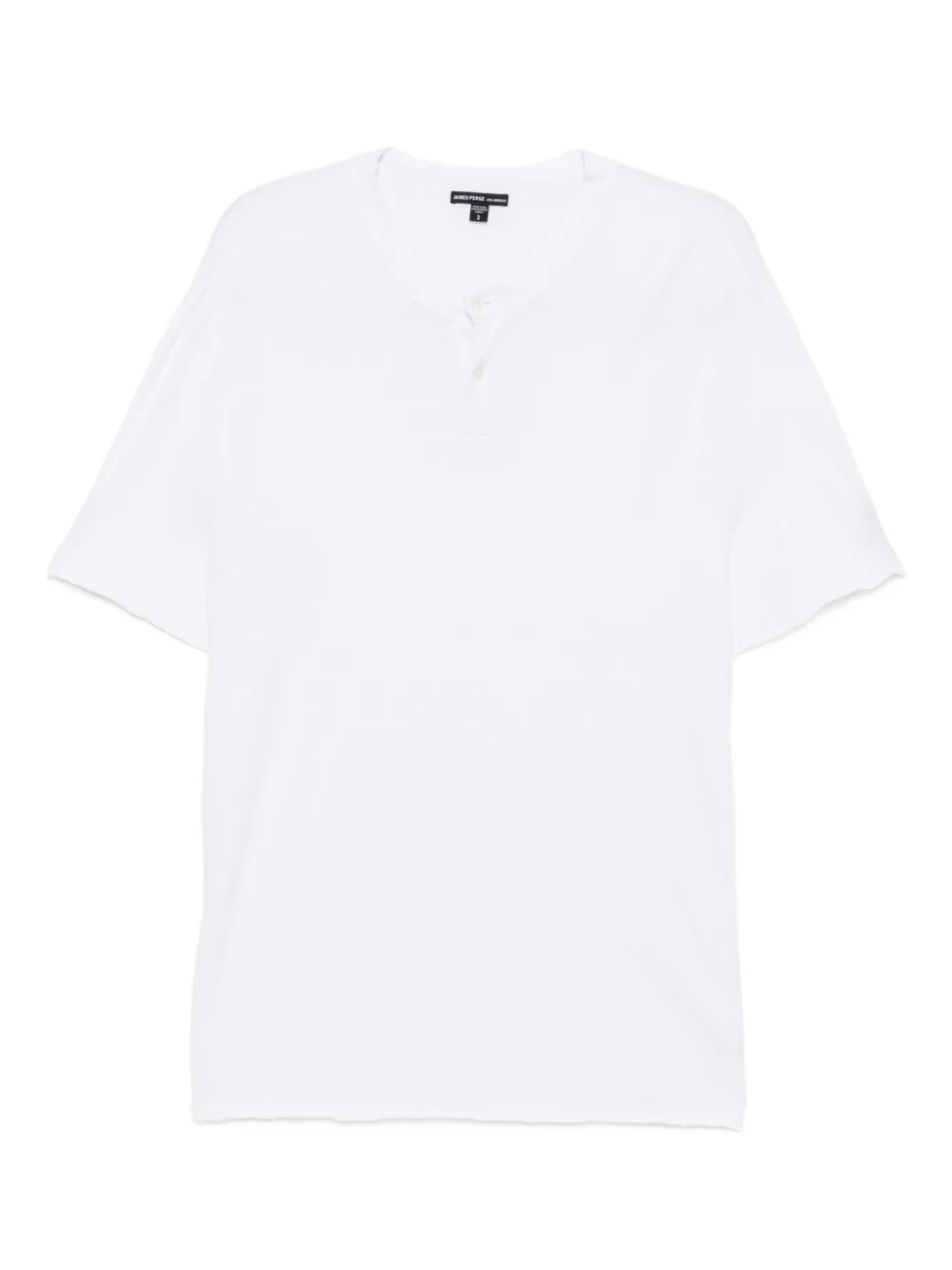 James Perse T-shirt met ronde hals Wit