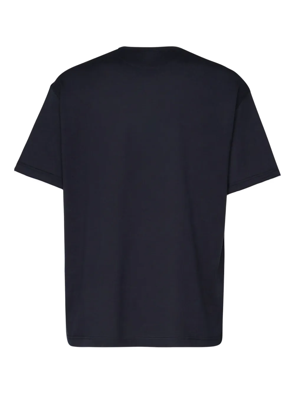 Eleventy T-shirt met geborduurde zak Blauw