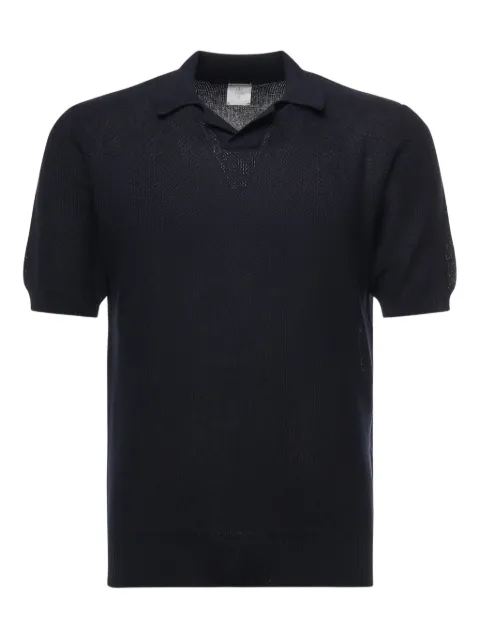 Eleventy playera tipo polo con puños de canalé