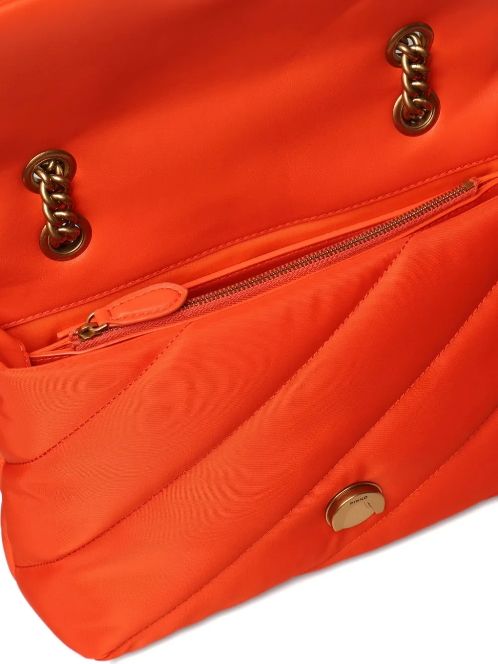 PINKO Love gewatteerde crossbodytas met omslag Rood