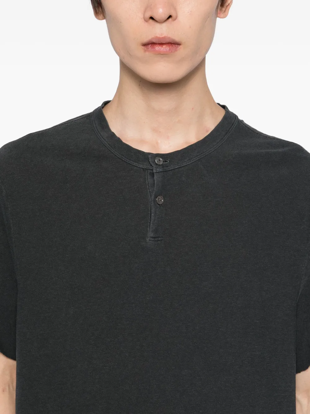 James Perse T-shirt met ronde hals Grijs