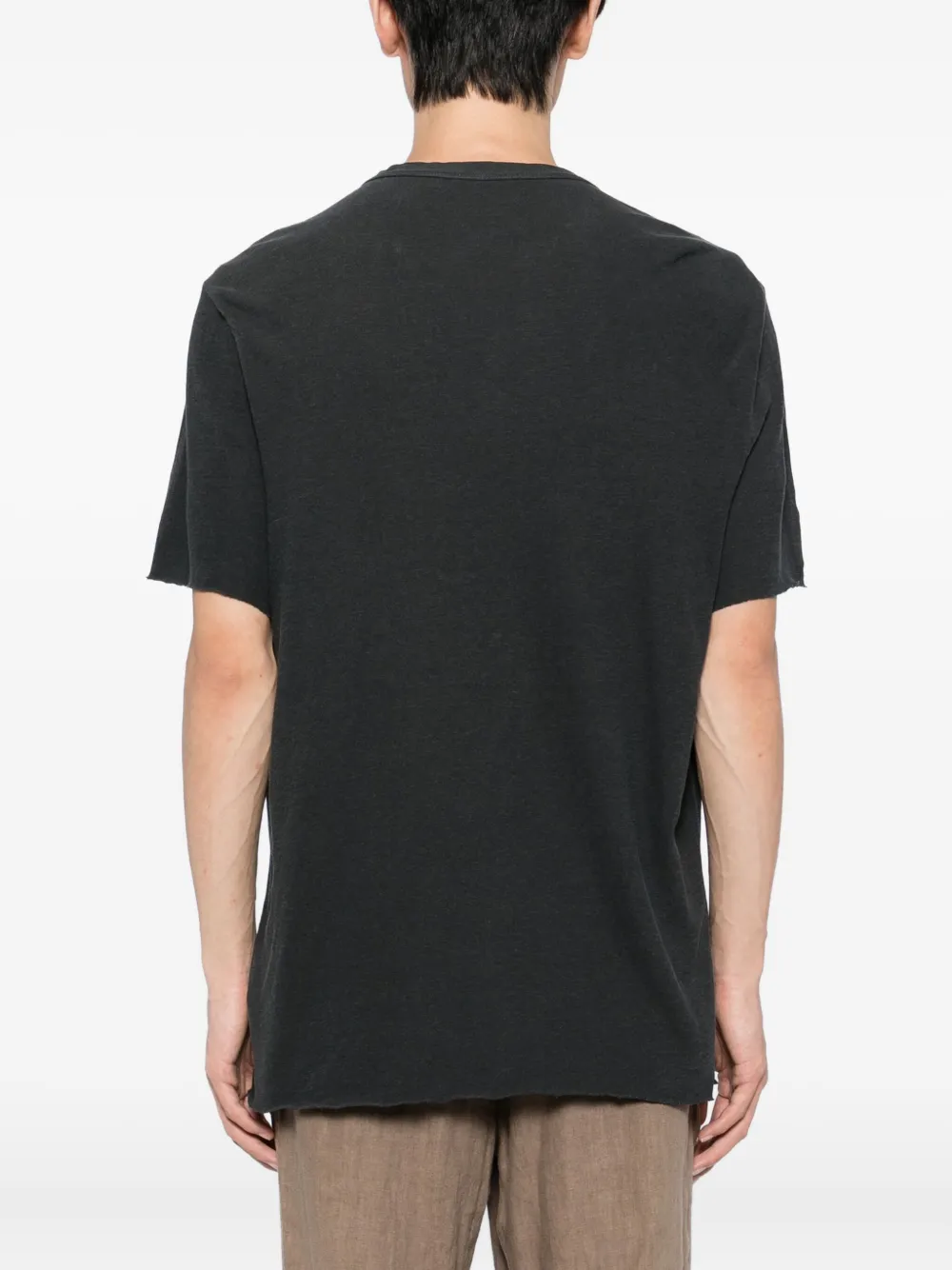 James Perse T-shirt met ronde hals Grijs